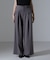 起毛カットタックワイドパンツ