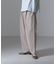 起毛カットタックワイドパンツ