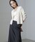 CICA＆UVカット加工Vネックリブカーディガン
