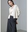 CICA＆UVカット加工Vネックリブカーディガン