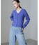 CICA＆UVカット加工Vネックリブカーディガン