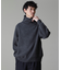AQUA ウールカシミヤモックネックプルオーバー