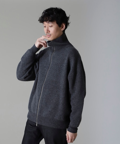 AQUA ウールカシミヤドライバーズニット｜ナノ・ユニバースの通販