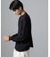 「100％ウォッシャブルウール」クルーネック ロングTシャツ