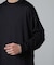 「100％ウォッシャブルウール」クルーネック ロングTシャツ