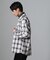 ツイルソフトオンブレチェックシャツ