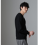 シルク混クルーネックニット