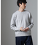 シルク混クルーネックニット