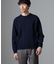 シルク混クルーネックニット