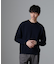 シルク混クルーネックニット
