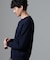 シルク混クルーネックニット