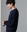 シルク混クルーネックニット