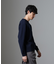 シルク混クルーネックニット