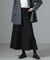 総針ニットフレアスカート(セットアップ可)