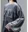 ベロアフリルカットブラウス