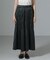 消しプリーツサテンワイドパンツ