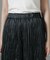 消しプリーツサテンワイドパンツ