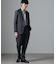 「N TROUSERS BASIC」CATINA(R)メランジ二重織ツイルストレッチパンツ(セットアップ可)