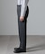 「N TROUSERS BASIC」CATINA(R)メランジ二重織ツイルストレッチパンツ(セットアップ可)