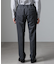 「N TROUSERS BASIC」CATINA(R)メランジ二重織ツイルストレッチパンツ(セットアップ可)