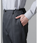 「N TROUSERS BASIC」CATINA(R)メランジ二重織ツイルストレッチパンツ(セットアップ可)