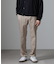 「N TROUSERS BASIC」CATINA(R)メランジ二重織ツイルストレッチパンツ(セットアップ可)