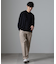 「N TROUSERS BASIC」CATINA(R)メランジ二重織ツイルストレッチパンツ(セットアップ可)