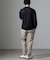 「N TROUSERS BASIC」CATINA(R)メランジ二重織ツイルストレッチパンツ(セットアップ可)