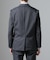 「N JACKET BASIC」CATINA(R)メランジ二重織ツイルストレッチジャケット(セットアップ可)