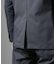 「N JACKET BASIC」CATINA(R)メランジ二重織ツイルストレッチジャケット(セットアップ可)