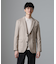 「N JACKET BASIC」CATINA(R)メランジ二重織ツイルストレッチジャケット(セットアップ可)