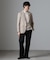 「N JACKET BASIC」CATINA(R)メランジ二重織ツイルストレッチジャケット(セットアップ可)