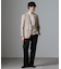 「N JACKET BASIC」CATINA(R)メランジ二重織ツイルストレッチジャケット(セットアップ可)