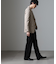 「N JACKET BASIC」CATINA(R)メランジ二重織ツイルストレッチジャケット(セットアップ可)