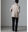 「N JACKET BASIC」CATINA(R)メランジ二重織ツイルストレッチジャケット(セットアップ可)