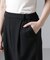 ジャージーメルトンタックワイドパンツ