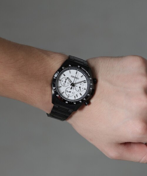 別注セイコー×ナノ・ユニバース クオーツクロノグラフ 日本製 SEIKO／別注セイコー×ナノ・ユニバース クオーツクロノグラフ