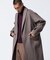 ｢ASSEMBLANC｣シルクブレンドダブルクロスショールカラーコート