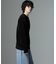 モールヤーンダブルフェイスクルーネックニット