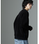 モールヤーンダブルフェイスクルーネックニット