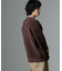 モールヤーンダブルフェイスクルーネックニット