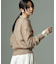 モヘヤ混クルーネックニットカーディガン(セットアップ可)