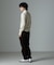 アンゴラミックスタートルニット