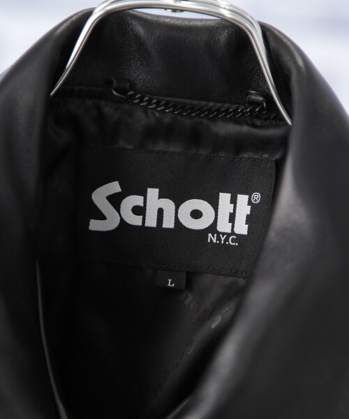 Schott／別注 Single Riders｜ナノ・ユニバースの通販｜&mall（アンド