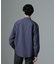 AMATA コットンタッチバンドカラーシャツ