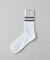 MARCOMONDE／gritter line ribbed socks