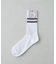 MARCOMONDE／gritter line ribbed socks