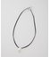 PHILIPPE AUDIBERT／Siya cord necklace シルバー