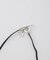 PHILIPPE AUDIBERT／Siya cord necklace シルバー