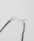 PHILIPPE AUDIBERT／Siya cord necklace シルバー